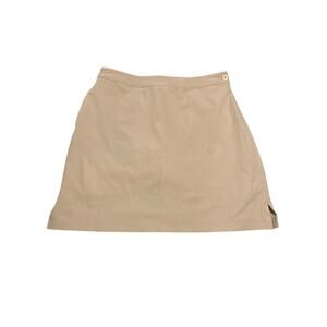 Women’s EP Pro Tour tech Golf Skort Skirt Beige Athletic Wear Size 8
